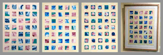 'Variations' collages - currently on display at The Station, Richmond