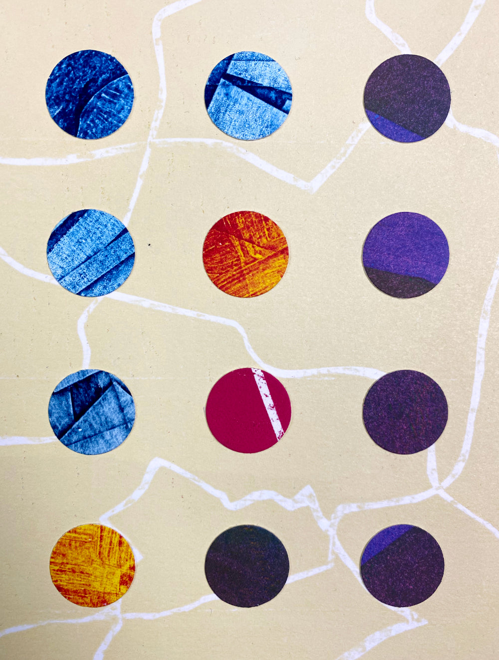 'Variations XVII' Unique Data-Inspired Collage