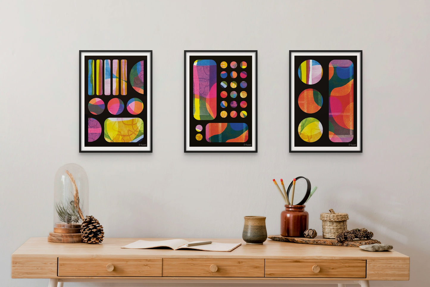 'Fusion' Series - set of 5 A3 Prints