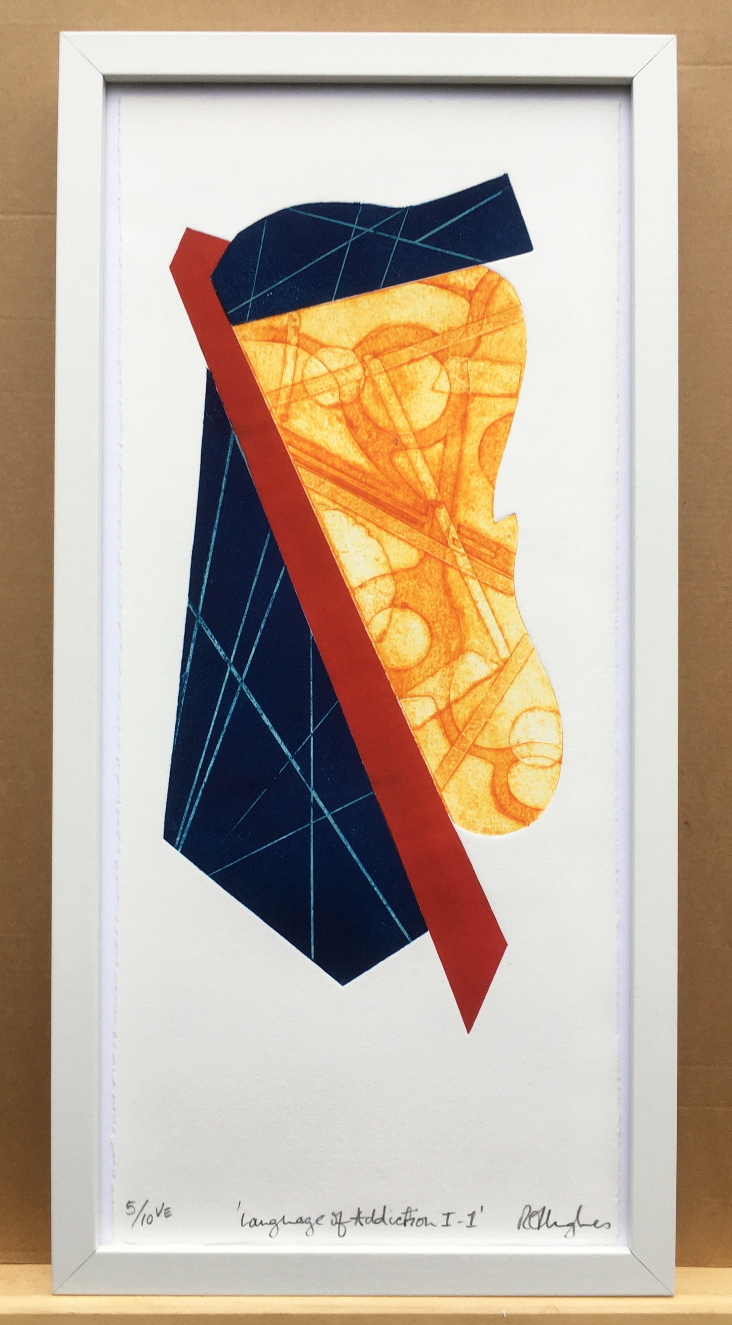 Handmade Print - 'Language of Addiction I - 1'