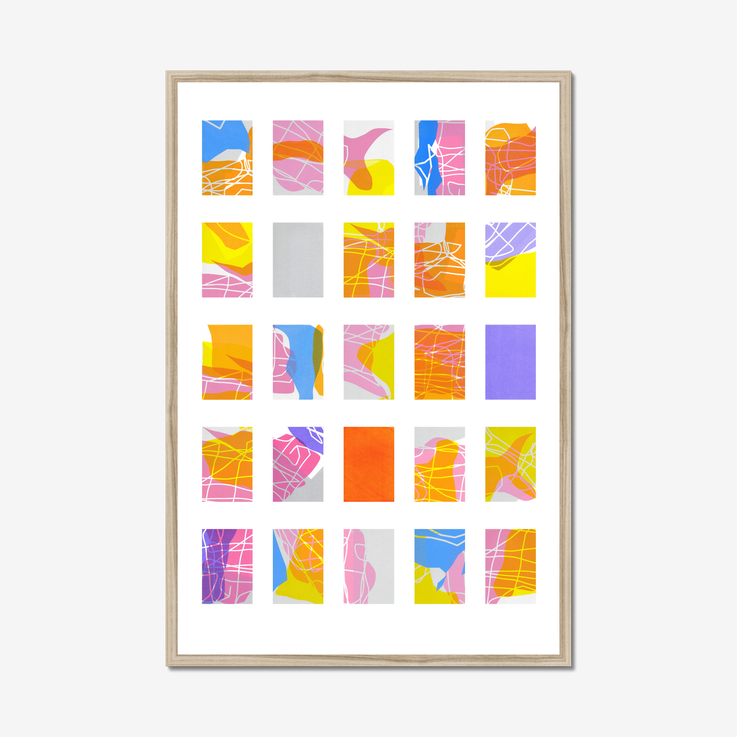 'Collecting Fragments of Space (1)' - Framed Fine Art Print